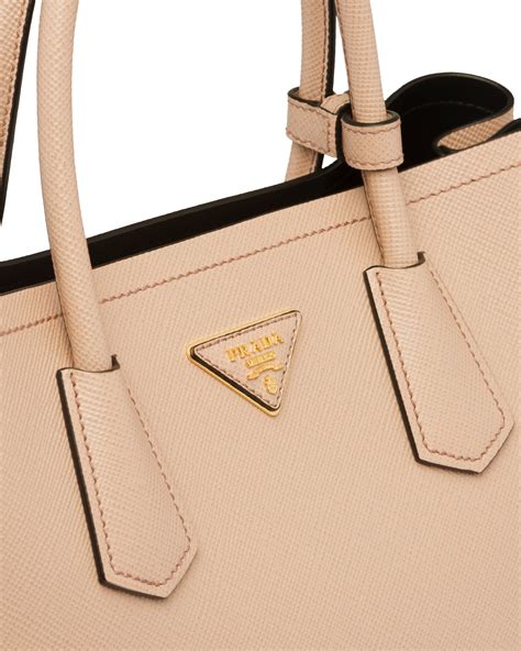 prada saffiano double cuir|Prada Double Saffiano Leather Tote Bag .